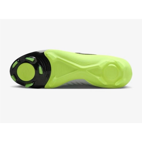 Nike Phantom GX 2 Pro FG Volt Metallic Silver Black Sz 10.5 FJ2563-003